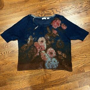 Sleeping on Snow Floral Sweater